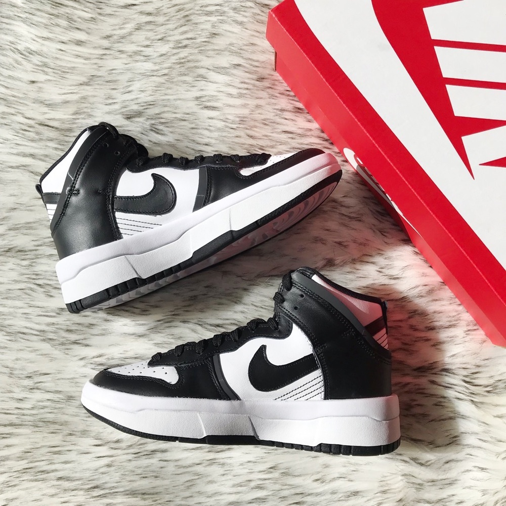Women's Nike Dunk High Up "Panda" - Picture 3 of 11